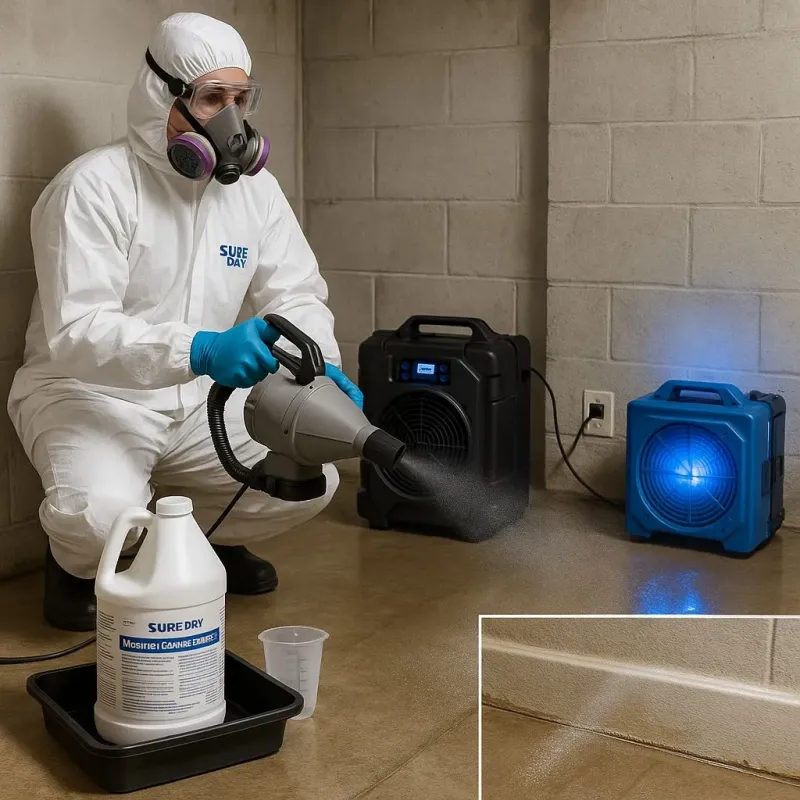 Sanitization and Odor Removal process in Leavittsburg, OH