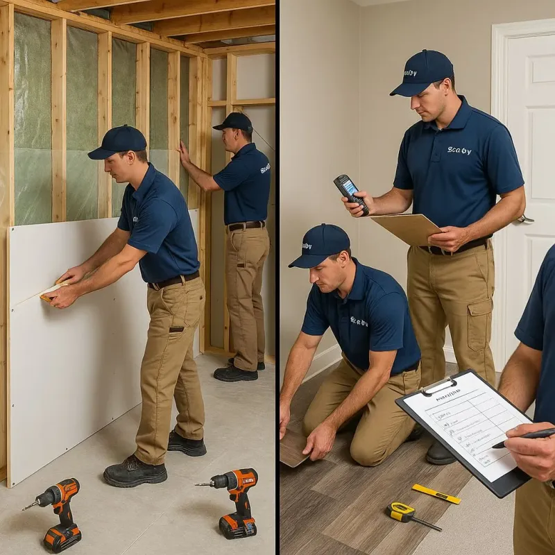 Repairs and Reconstruction process in Leavittsburg, OH